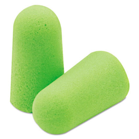 Moldex® Pura-Fit Single-Use Earplugs, Cordless, 33NRR, Bright Green, 200 Pairs