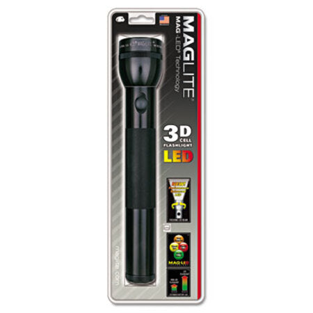 Maglite® LED Flashlight, 3 D Batteries (Sold Separately), Black