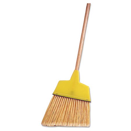 Weiler® Angle Broom, Flagged Plastic Bristles, 7-1/2" - 6" Bristles, 54" Length