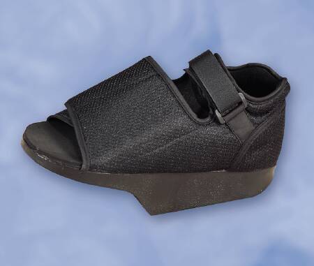 DeRoyal Pressure Relief Shoe Darco® Orthowedge™ Small Unisex Black