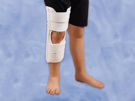 DeRoyal Knee Immobilizer Stat™ Pediatric Small Contact Closure 8 Inch Length Left or Right Knee