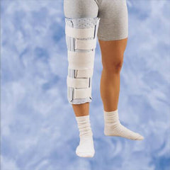 DeRoyal Knee Immobilizer DeRoyal® One Size Fits Most Hook and Loop Closure 18 Inch Length