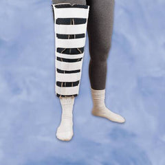 DeRoyal Knee Immobilizer DeRoyal® One Size Fits Most Hook and Loop Closure 16 Inch Length Left or Right Knee