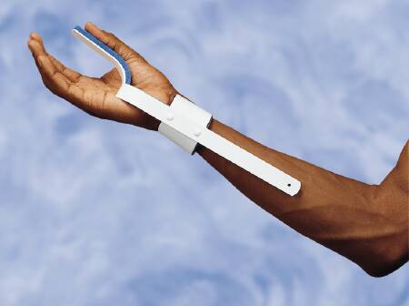 DeRoyal Thumb Splint DeRoyal® One Size Fits Most Hook and Loop Closure Left or Right Hand Tan