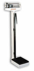 Detecto Scale Column Scale with Height Rod Detecto® Balance Beam Display 400 lbs. Capacity White Analog