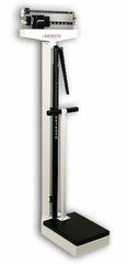 Detecto Scale Column Scale with Height Rod Detecto® Balance Beam Display 400 lbs. Capacity White Analog