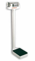 Detecto Scale Column Scale with Height Rod Detecto® Balance Beam Display 400 lbs. Capacity White Analog