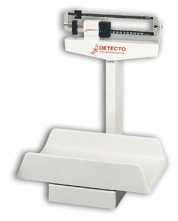 Detecto Scale Baby Scale Detecto® Balance Beam Display 65 kg Capacity White Analog
