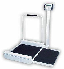 Detecto Scale Wheelchair Scale Detecto® Digital Display 400 lbs. Capacity Black / White Battery Operated