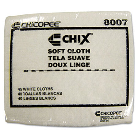 Chix® Soft Cloths, 13 x 15, White, 1200/Carton
