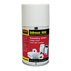 Rubbermaid® Commercial SeBreeze Fragrance Aerosol Canister, Country Linen, 5.3 oz, 4/Carton