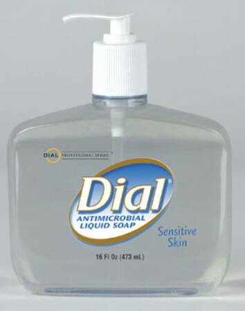 Lagasse Antimicrobial Soap Dial® Professional for Sensitive Skin Liquid 16 oz. Pump Bottle Fresh Scent