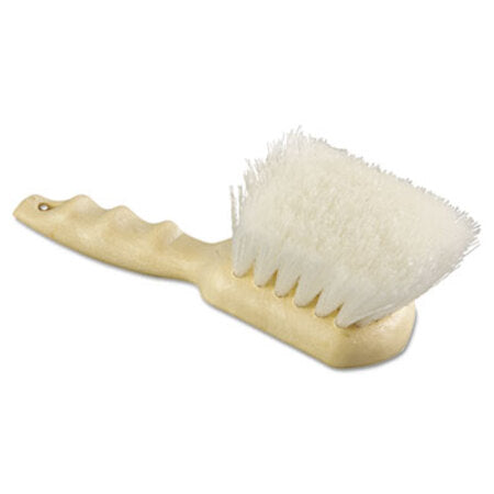 Boardwalk® Utility Brush, Nylon Fill, 9" Long, Tan Handle