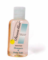 Donovan Industries Shampoo and Body Wash DawnMist® 2 oz. Flip Top Bottle Apricot Scent