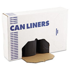 Boardwalk® High-Density Can Liners, 60 gal, 14 microns, 38" x 58", Black, 200/Carton