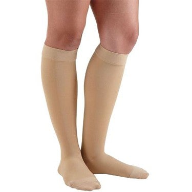 Breg Compression Stocking Knee High X-Large Beige Closed Toe - M-1050555-1293 | Pair