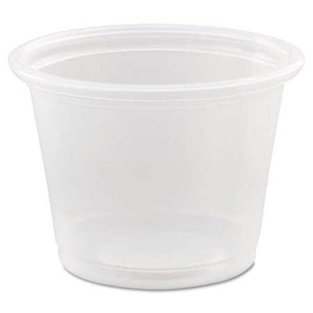 Dart® Conex Complements Ploypropylene Portion/Medicine Cups, 1 oz, Clear, 125/Bag, 20 Bags/Carton