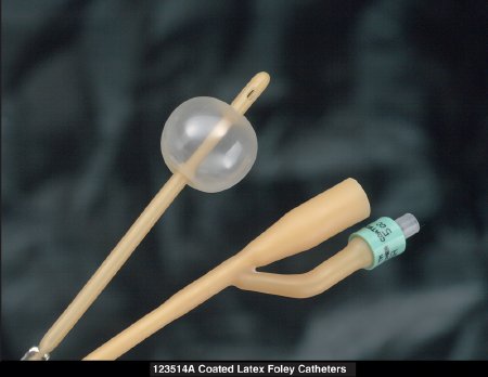 Bard Foley Catheter Bardia® 2-Way Standard Tip 5 cc Balloon 12 Fr. Silicone Coated Latex