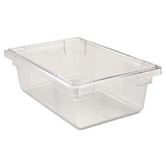 Rubbermaid® Commercial Food/Tote Boxes, 3.5 gal, 18 x 12 x 6, Clear