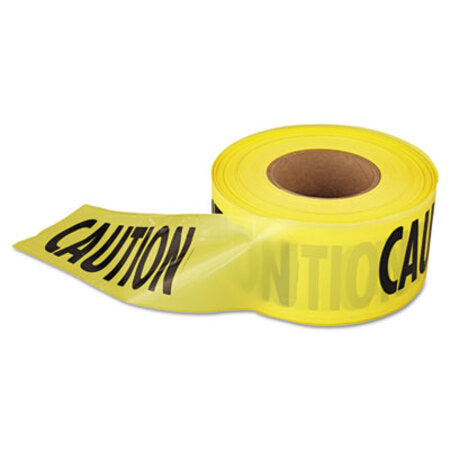 Empire "Caution" Barricade Tape, 3" x 1,000 ft., Yellow/Black