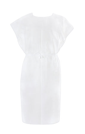 Patient Exam Gown McKesson One Size Fits Most White Disposable