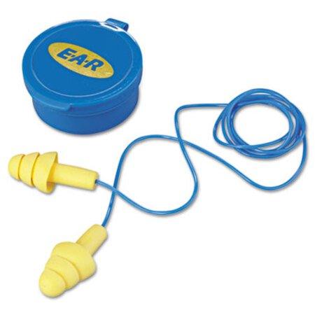 3M™ E·A·R UltraFit Multi-Use Earplugs, Corded, 25NRR, Yellow/Blue, 50 Pairs