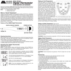 MABIS Hospi-Therm II Kit Thermometer, Dual Scale AM-15-713-000