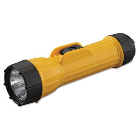 Bright Star® Industrial Heavy-Duty Flashlight, 2 D Batteries (Sold Separately), Yellow/Black
