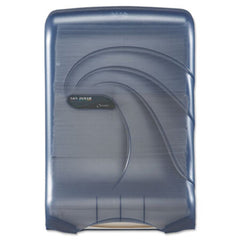 San Jamar® Ultrafold Multifold/C-Fold Towel Dispenser, Oceans, 11.75 x 6.25 x 18, Arctic Blue