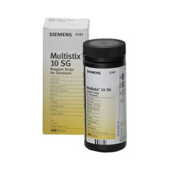 Siemens Regent Strips Multistix® Bilirubin, Blood, Glucose, Ketones, Leukocytes, Nitrite, pH, Protein, Specific Gravity, Urobilinogen 100 per Bottle