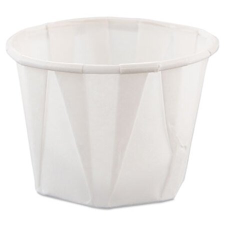 Dart® Paper Portion Cups, 1oz, White, 250/Bag, 20 Bags/Carton