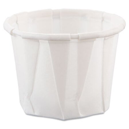Dart® Paper Portion Cups, .75oz, White, 250/Bag, 20 Bags/Carton