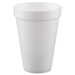 Dart® Conex Hot/Cold Foam Drinking Cups, 10oz, White, 40/Bag, 25 Bags/Carton