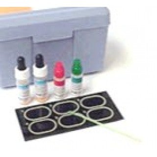 Arlington Scientific Test Card Black, Disposable, 6 Well - M-976729-1762 - Box of 17