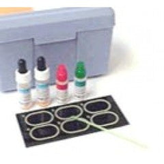 Arlington Scientific Test Card Black, Disposable, 6 Well - M-976729-1762 - Box of 17