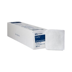 Cardinal Nonwoven Sponge Curity™ Polyester / Rayon 4-Ply 2 X 2 Inch Square NonSterile