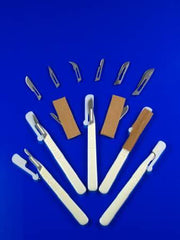 AirTite Products Scalpel Exel No. 11 Stainless Steel / Plastic Classic Grip Handle Sterile Disposable - M-445547-2937 - Case of 100