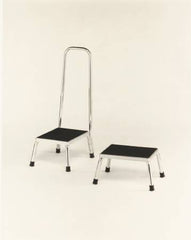 Fabrication Enterprises Step Stool with Handrail 1-Step Steel 9 Inch Step Height - M-514662-2135 - Each