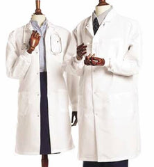 Fashion Seal Uniforms Lab Coat White X-Large Knee Length Reusable