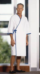 Fashion Seal Uniforms Patient Exam Gown One Size Fits Most White Reusable