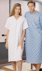 Fashion Seal Uniforms Patient Exam Gown Large Matchsticks Print Reusable