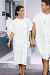 Fashion Seal Uniforms Patient Exam Gown Medium / Large Sparkler Print Reusable