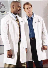 Fashion Seal Uniforms Lab Jacket White Size 40 Hip Length Reusable