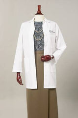 Fashion Seal Uniforms Lab Coat White Size 36 Knee Length Reusable