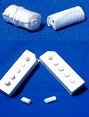 First Aid Surgical Kittner Sponge Auto-Count® X-Ray Detectable Polyester 1/4 X 5/8 Inch 5 Count Foam Count Holder Sterile