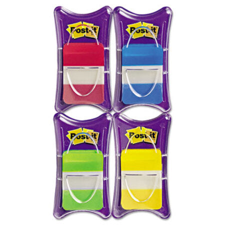 Post-it® Tabs 1" Tabs, 1/5-Cut Tabs, Assorted Colors, 1" Wide, 100/Pack