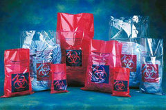 Fisher Scientific Biohazard Waste Bag Fisherbrand™ Red Bag Polypropylene 8 X 12 Inch - M-460601-4001 - Pack of 200