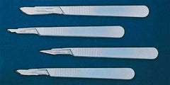 Fisher Scientific Scalpel Graham-Field® No. 11 Stainless Steel / Plastic Classic Grip Handle Sterile Disposable - M-364036-4907 - Pack of 20