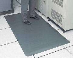 Fisher Scientific Static Dissipative Anti-Fatigue Mat Wearwell® 2 X 3 Foot Gray PVC / Nitrile Infused Sponge - M-500000-2048 - Each