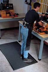Fisher Scientific Anti-Fatigue Floor Mat Endurable 3 X 5 Foot Black Dual Density PVC Sponge - M-509327-2477 - Each